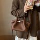 thumbnail image 2 of Bolso Y Retro para Mujeres Correa Ajustable Pu Cu Cuero Sólido Compras Bolsas, 2 of 9