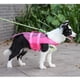 thumbnail image 4 of Chaleco salvavidas para perros pequeños, chaleco salvavidas para mascotas con flotación de tiburón ajustable con mango de goma suave para nadar y navegar, rosa roja brillar Juguete, 4 of 5