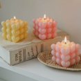 thumbnail image 5 of Molde para velas con forma de cubo, forma de burbuja, corazón, velas de silicona, molde para velas, molde para chocolate, molde de resina, molde de silicona, 887cm, 5 of 5