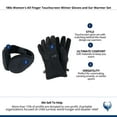 thumbnail image 7 of 180s  All Finger Touchscreen Winter Gloves and Ear Warmer Set (Women), 7 of 7