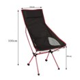 thumbnail image 4 of Bangcool Chaise de Camping Portable Chaise Pliante d'Extérieur Chaise de Pêche avec Sac de Transport, 4 of 10