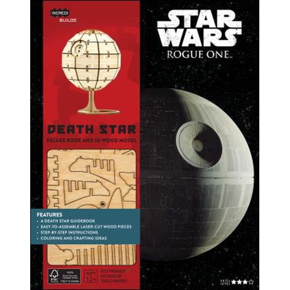 Pre-Owned Incredibuilds: Star Wars: Rogue One: Death Star Deluxe Book and Model Set (Hardcover) by Ryder Windham