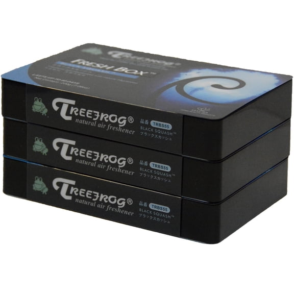 Ambientador Treefrog Xtreme Fresh con aroma a calabaza negra, 3 paquetes