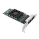 thumbnail image 1 of Tarjeta De Red PCIE X4, Puerto De Cobre RJ45 8 Indicadores LED Tarjeta De Red PCI Express De 4 Puertos Estable Para Aplicaciones De Grado Industrial, 1 of 7
