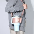 thumbnail image 6 of Leather Crossbody Water Bottle Strap | Adjustable Shoulder Sling for Mugs & Cups | Synthetic Leather Handle with Metal Buckle | 1-Piece Outdoor Drink Carrier Accessory, 6 of 6
