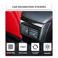 thumbnail image 4 of Real Bright Soft Car Interior Carbon Fiber Sticker DecorationCarbon Fiber Interior Rear Air Vent Outlet Cover For LEXUS IS250 IS350Auto Car Protection Interior Accessories, 4 of 8