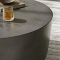 thumbnail image 5 of Brion Round Indoor - Outdoor Patio Concrete Coffee Table in Gray, 5 of 9