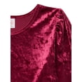 thumbnail image 4 of Wonder Nation Girls Velour Dress Sizes 4-18 & Plus, 4 of 4