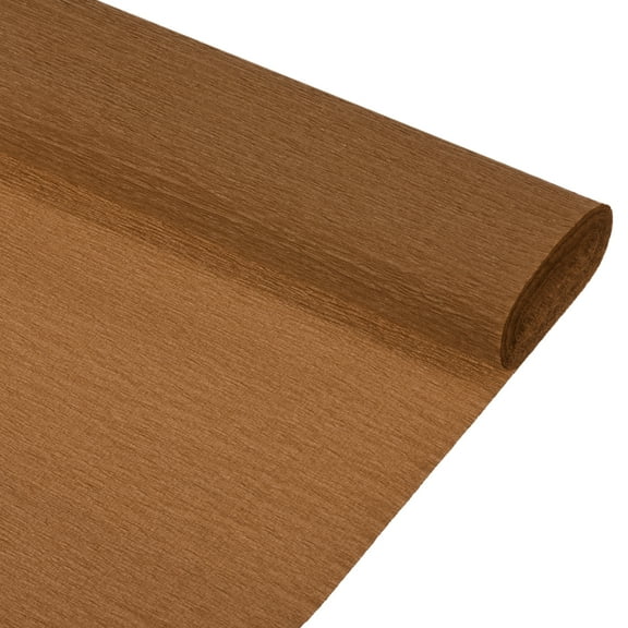Crepe Paper Roll 7.5ft Long 20 Inch Wide for Wedding Decoration,Dark Brown 2pcs