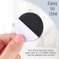 thumbnail image 7 of WOVTE 24 Pieces 2inch Large dots Round Size Self Adhesive Hook Loop Tape Dots Industrial Strength Sticky dots Double Sided Sticky Tape Fasten Mounting Home or Office Wall Decor or Carpet Gripper Tool, 7 of 7