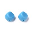 thumbnail image 4 of 500 g Opaque Acrylic Beads Nuggets Deep Sky Blue 15.5x14x11mm Hole: 1.8mm 380pcs/500g, 4 of 7