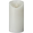 thumbnail image 2 of Restaurantware-3 x 6 Inch Flameless Pillar Candle, 1 Programable LED Pillar Candle - Dancing Flame, for Home, Weddings, and Parties, White Real Wax Battery Pillar Candle, Remote Sold Separately,, 2 of 8