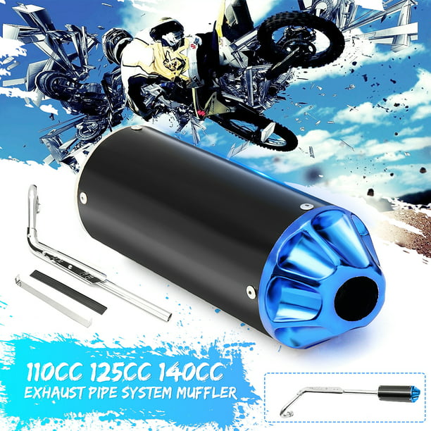 Performance CNC Exhaust Pipe System Muffler Set Dirt Pit Bike 110cc