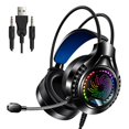 thumbnail image 1 of Auriculares Para Juegos Orejeras Suaves Cancelación De Ruido Con Luz Para USB doble de 35 mm Sunnimix Auriculares para juegos, 1 of 8