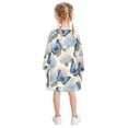 thumbnail image 3 of Girls' long-sleeved dress Embroidered Ball and Butterfly Girls' A-line dress with ribbed cuffs Soft and comfortable, 3 of 6