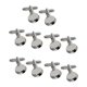 thumbnail image 5 of 10Pcs 12mm Brass Style French Gemelos en Bases Cabochon Setting dorado Blanco dorado Gloria Gemelos en blanco de 12 mm, 5 of 9