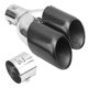 thumbnail image 4 of Garganta Trasera, Punta De Escape De Doble Tubo Universal Para Vehículos Recreativos Para Automóviles Para Camiones Para SUV ANGGREK Tail Throat, 4 of 8