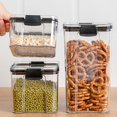 thumbnail image 2 of ZenBath Airtight Food Storage Containers, Plastic BPA Free Kitchen Pantry Storage Containers for Sugar, Flour and Baking Supplies Leak-Proof, BPA Free, Clear Tritan Plastic, 2 of 2