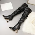 thumbnail image 3 of Mepaouo Women's Over The Knee Boots Sexy Stilettos Thigh High Snow Boot Lady Dressy Pull on Boots, 3 of 6