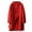 Red, variant on Women's Anoraks, Women Lapel Long Trench Hooded Jacket Autumn Coats Slim Jacket Long Outwear Womens Black Xxl