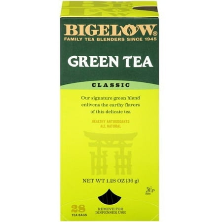 Bigelow Classic Green Tea Bags, 1.28 Oz., 28 Count