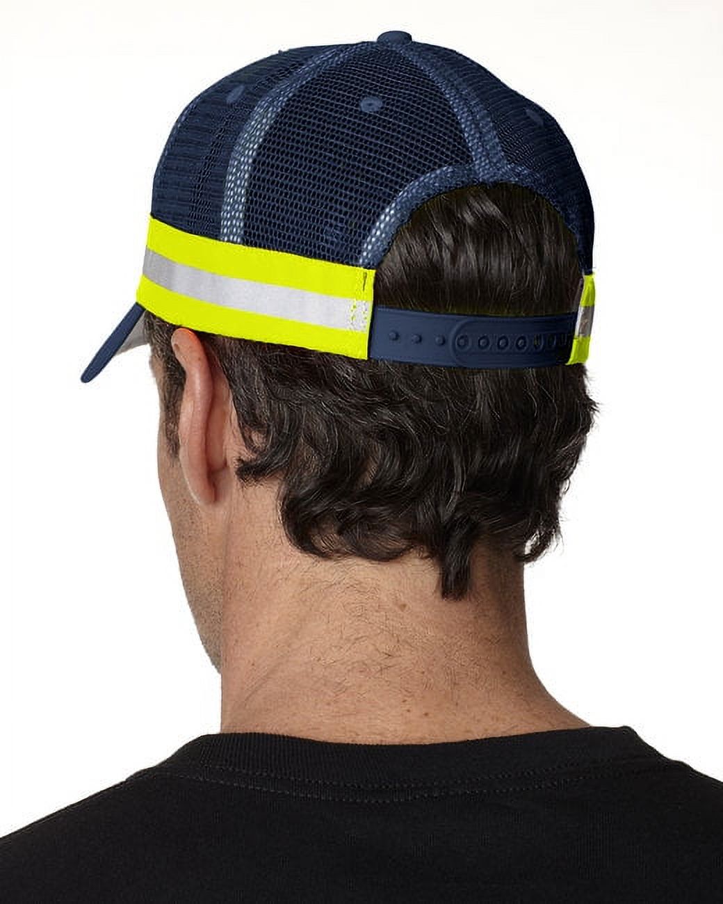 Trucker High Visibility Reflector Constructed Comfort Cap - image 2 of 2