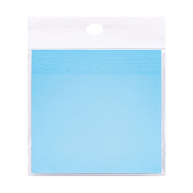 Txmfgh - 50 hojas de notas adhesivas transparentes - Papel autoadhesivo transparente para la escuela, la oficina y estudiantes (7,5 x 7,5 cm)