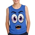 thumbnail image 1 of Niños Pequeños Camisola sin Mangas Gradiente Suave Impresión Moda Lindo Fondo para Niños 3-15 Años, 1 of 6