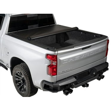 RealTruck Tonno Pro Lo-Roll Soft Roll Up Tonneau Cover Fits 2022-2025 Toyota Tundra 5'7" Bed w/ Deck Rail System