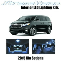 XtremeVision Interior LED for Kia Sedona 2015  9 pcs Cool White Interior LED Kit   Installation Tool