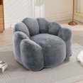 thumbnail image 2 of Modern Adult Pillow Chair with Armrest in Soft Plush, 1 Seat Size, Ideal for Reading, Relaxing in Various Environments, 2 of 11