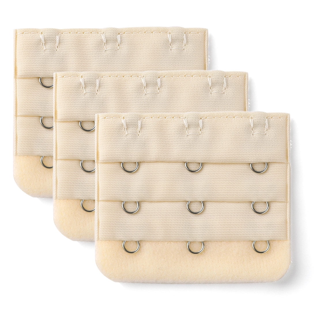 Unique Bargains Women's Bra Extender Strap Extension Buckle 3 Hooks 3