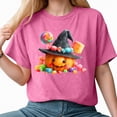 thumbnail image 4 of Godom Fall Pumpkin Shirts Womens Casual Autumn Graphic Tees Halloween Tops, 4 of 7