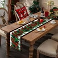 thumbnail image 5 of Christmas Decorations 1pc Christmas Red Fruit Printed Table Runner, Beautiful Durable Plaid Table Runner for Xmas Home Kitchen Dining 72x13 Inch Multicolor, 5 of 6