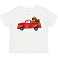 thumbnail image 3 of Inktastic Christmas Red Vintage Truck with Presents Boys or Girls Toddler T-Shirt, 3 of 5