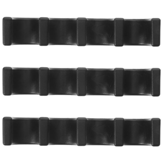 FOMIYES 3Ud Soporte Para Bastones De Billar Negro Con Instalación Adhesiva Y Protección Antideslizante
