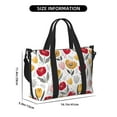 thumbnail image 5 of Sigee Tulips Flowers for Hand Travel Bag,Sports Tote Gym Bag for Men and Women, 5 of 7