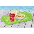 thumbnail image 6 of OGGI Rubbergrip Non-Skid Rectangle Serving Tray | Green, 6 of 12