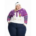 thumbnail image 3 of Jollidays x Glitter and Lazers Women's Fleece Navidad Sweater, Sizes S-5X, 3 of 12