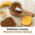 thumbnail image 3 of Nutella Peanut Spread With Cocoa, Smooth and Creamy, for Afternoon Snacking, Family Gifts, Unique Snacks, 13 oz, 3 of 14