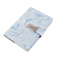 thumbnail image 2 of Marble Pattern PU Leather Journal with Combination Lock, Secret Password Notebook for Personal Privacy, Portable Locking Diary and Daily Planner B#016 Gray, 2 of 6