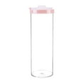 thumbnail image 1 of Bouteille de Stockage de Nouilles Scellée Récipient de Stockage Alimentaire avec Couvercle Poussoir Transparent PP Récipient à Haricots, 1 of 8