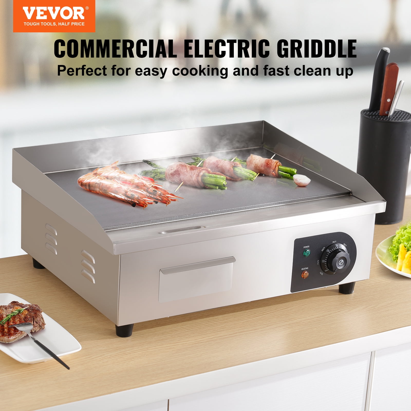 VEVOR Commercial Electric Griddle 21