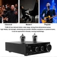 thumbnail image 4 of TUBE-03 Mini HiFi o Preamplifier, 6K4 Tube Amplifier, Buffer, Treble and Bass Adjustment, RCA Preamp, Black, EU Plug, 4 of 4