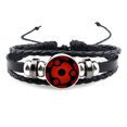 thumbnail image 1 of Pulsera de Metal de NARUTO para niños, accesorio de Cosplay de Sharingan, figura de Anime, Uzumaki, Kakashi, Nube Roja, juguete genial, regalo Kawaii, 1 of 5