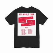 2 Sided Btts Comeback 2026 Graphic T-Shirt, Music Theme Short Sleeve Tee, WE01