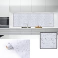 thumbnail image 4 of Dundee Deco's Abstract Black Grey Modern Peel and Stick Self Adhesive Removable Shelf Liner, Roll 16 ft. X 24 in, 32 sq.ft., 4 of 4