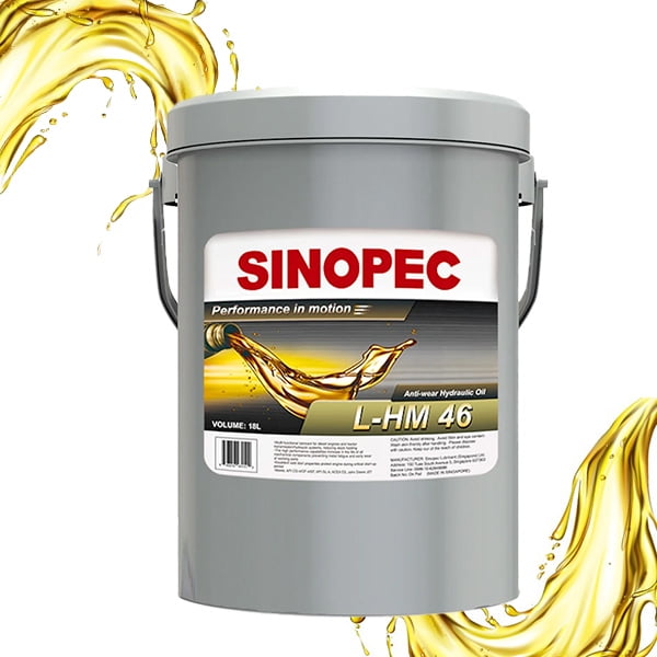 AW 46 Premium Anti-wear Hydraulic Oil Fluid - 5 Gallon Pail (18L - 4.75 gal)