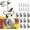 Badge, variant on Heavy Duty Tapestry Clips, 6-Pack Quilt Hanger for Wall for Display, Non-Slip Metal Wall Hanging Clamps, Hangers Clamps for Tapestry, Rug, Flag, Shawl Display, Quilt Hanger (Soccer)