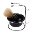 thumbnail image 3 of MIANGASTORE Tasse de Rasage Bol de Rasage avec Poignée Support de Rasage pour Barbier Rasage pour Hommes, 3 of 8